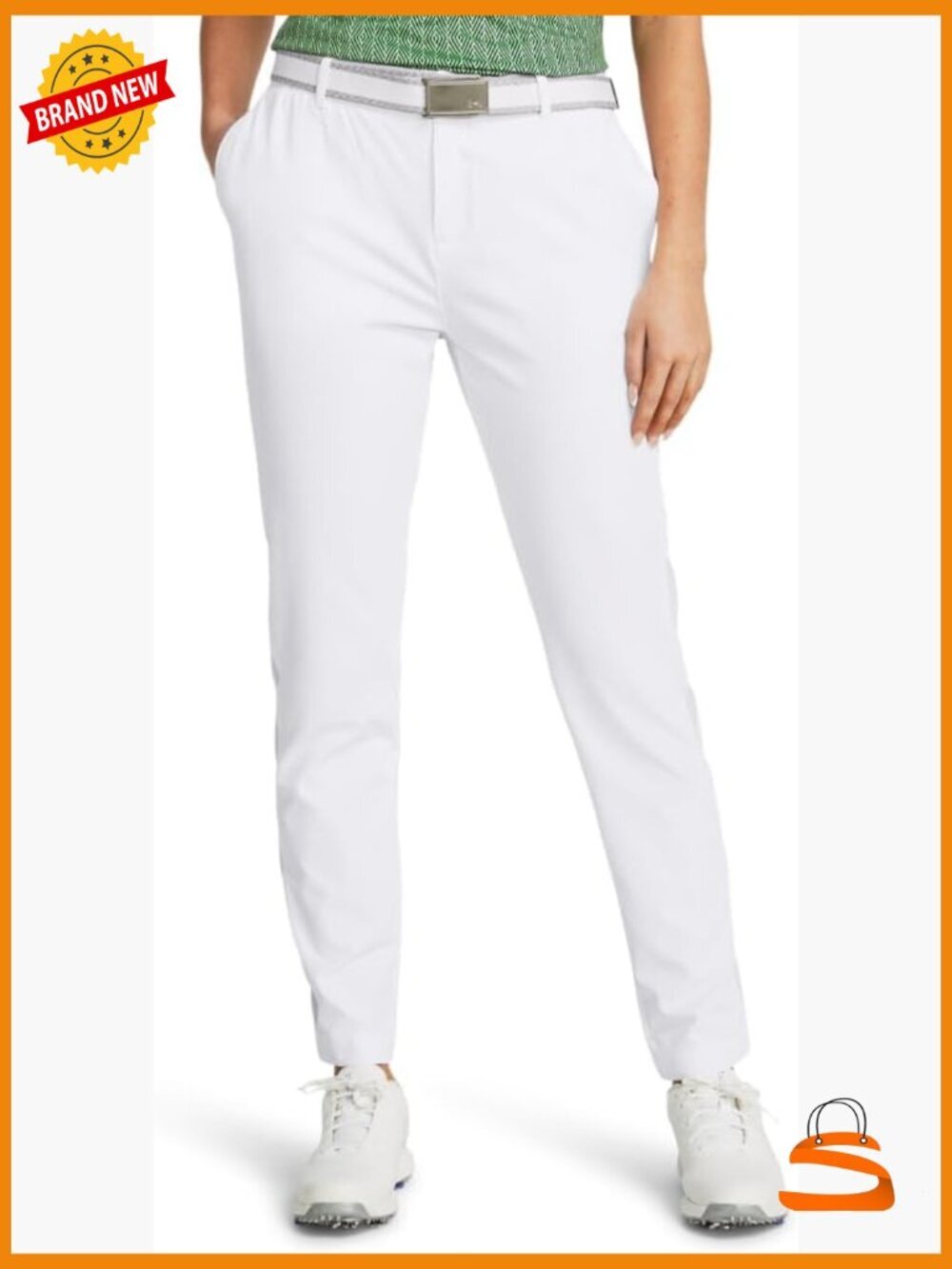 Women's Golf Pants with Water Repellent Technology, 4-Way Stretch